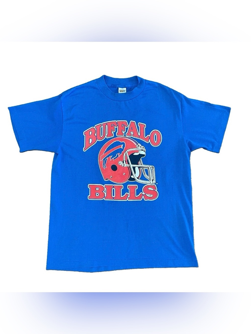 Vintage 1990s Buffalo Bills Trench Shirt Single Stitch Size Medium